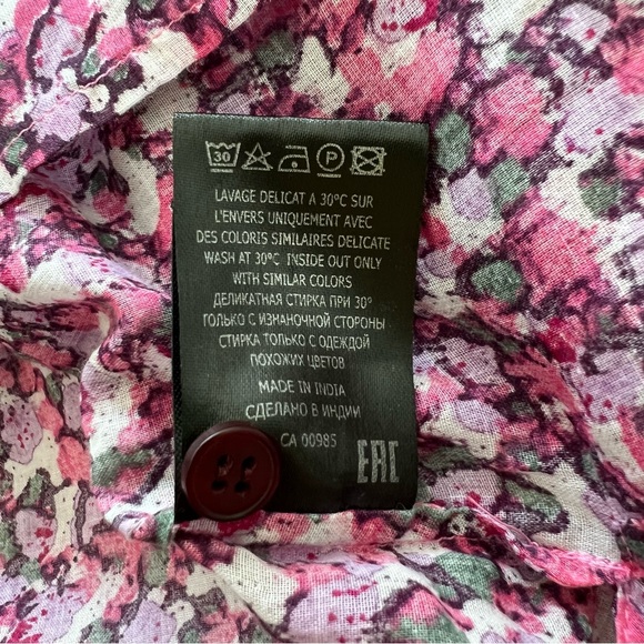 Isabel Marant Etoile Maria Blouse Pink. Size 36 FR /4 US - Picture 6 of 7
